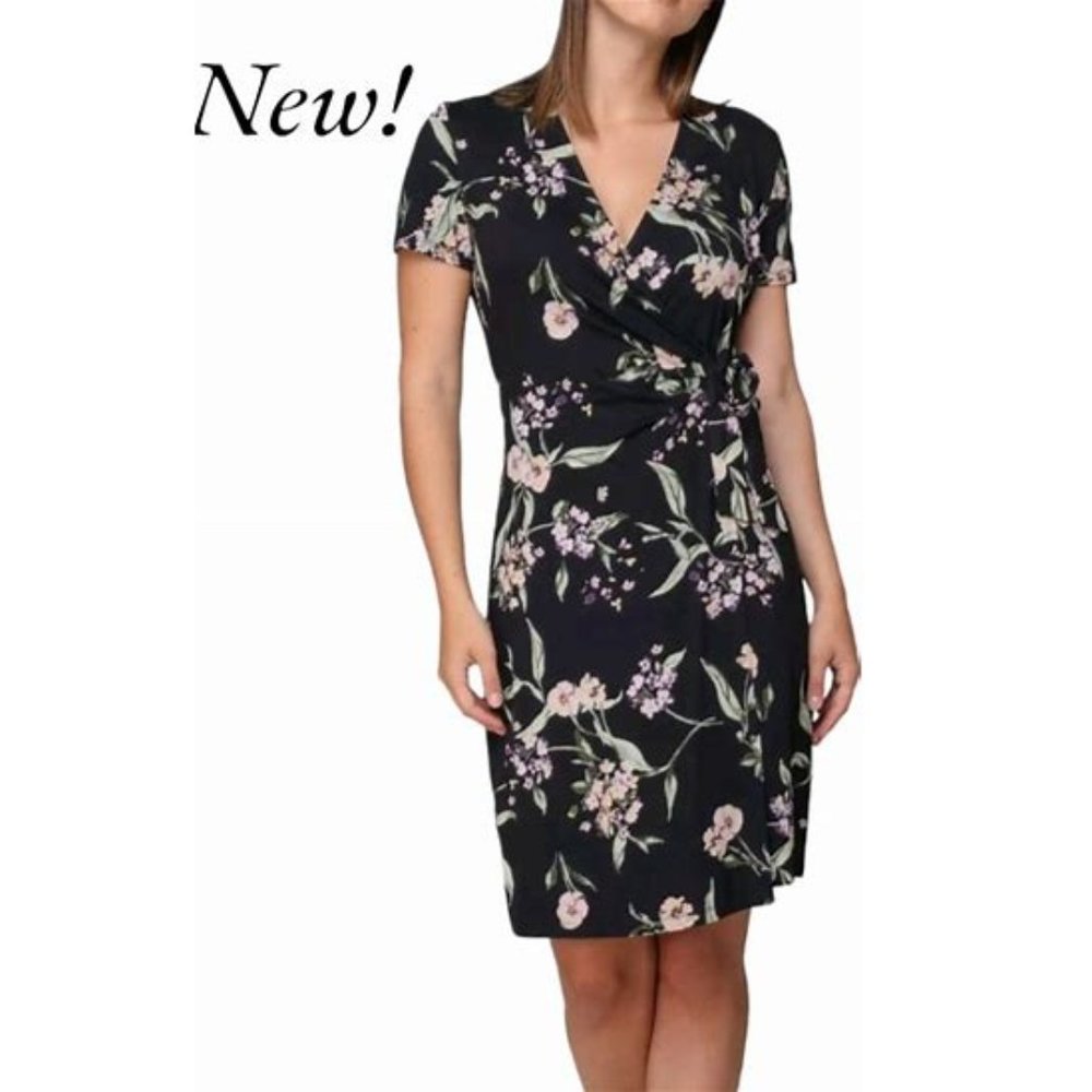 NWT Original By Nicole Miller Floral Dress (Size 2XL)